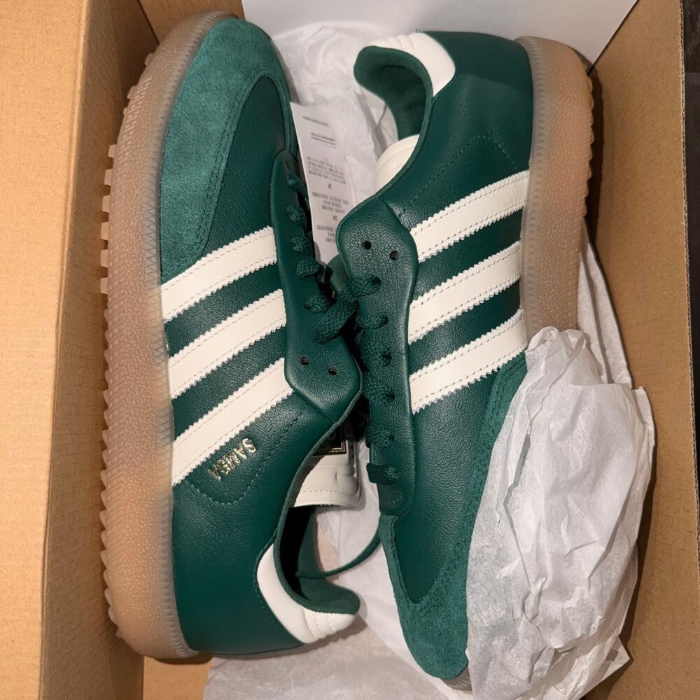 Adidas Samba Collegiate Green Off White Gum Golf Shoes JP8652 Men's Sizes